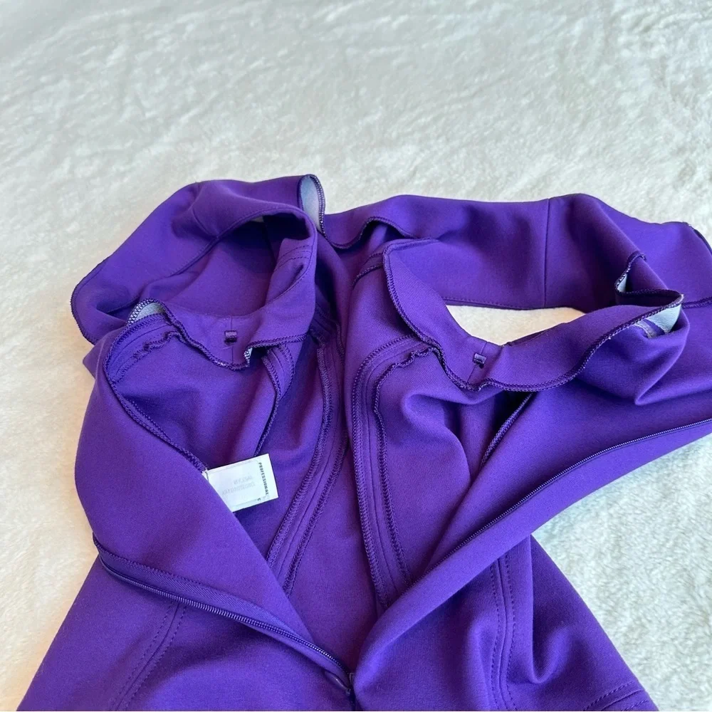 Diane Von Furstenberg DVF Jaelyn Purple Fit & Flare Sleeveless Mini Dress XS (2) - Picture 7 of 12